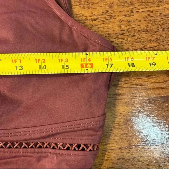 NWT Sea Level Swim Eco Essentials Spliced One Piece Cinnamon Size 14 - Picture 11 of 12